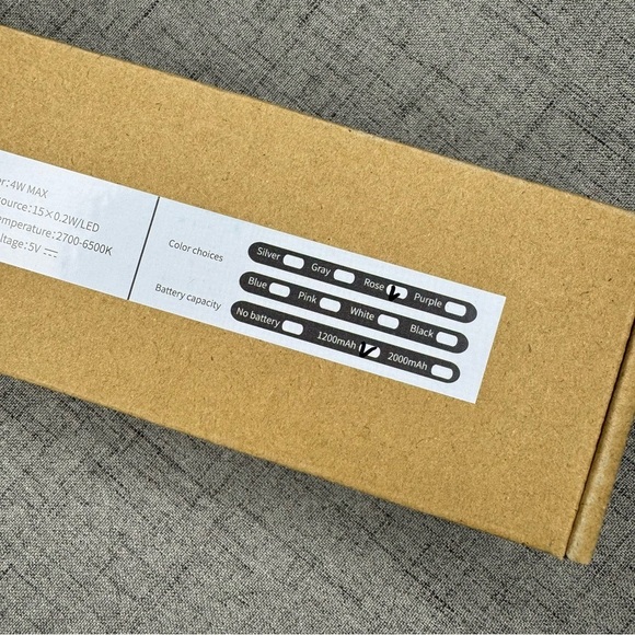 Sparkle & Co. LED Portable Lamp Rechargeable Desk Light Nwt - Picture 10 of 10